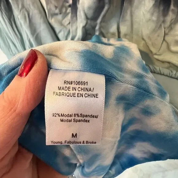 Young Fabulous & Broke Tie Dye Sleeveless Bodycon Dress - Picture 4 of 7